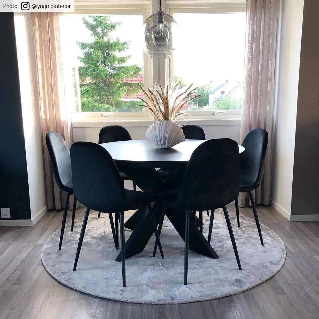 Rond vloerkleed - Jodhpur Special Luxury Edition Viscose (lichtgrijs/beige)