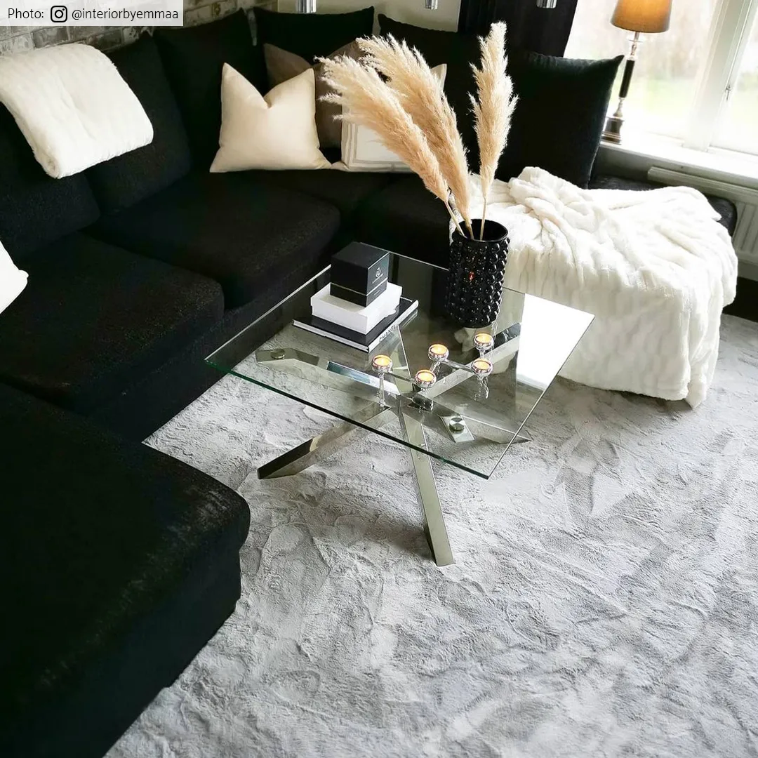 Hoogpolig vloerkleed - Aranga Super Soft Fur (grijs)