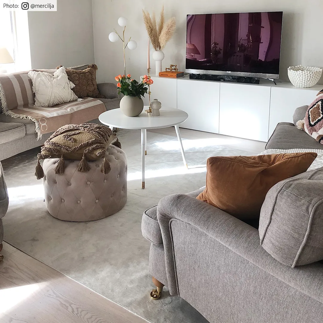 Wilton - Art Silk (lichtgrijs/beige)