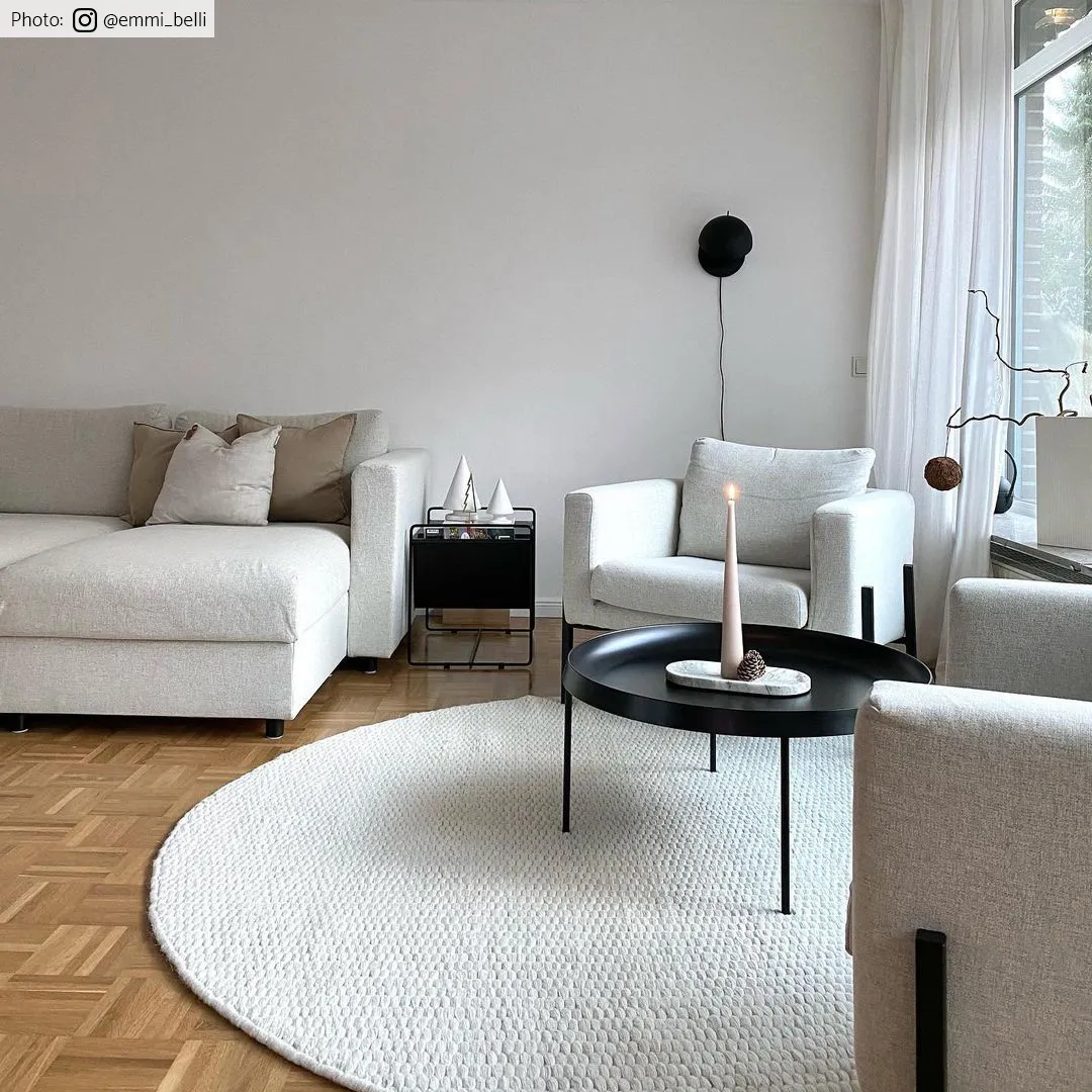 Ronde vloerkleden - Cartmel (offwhite)