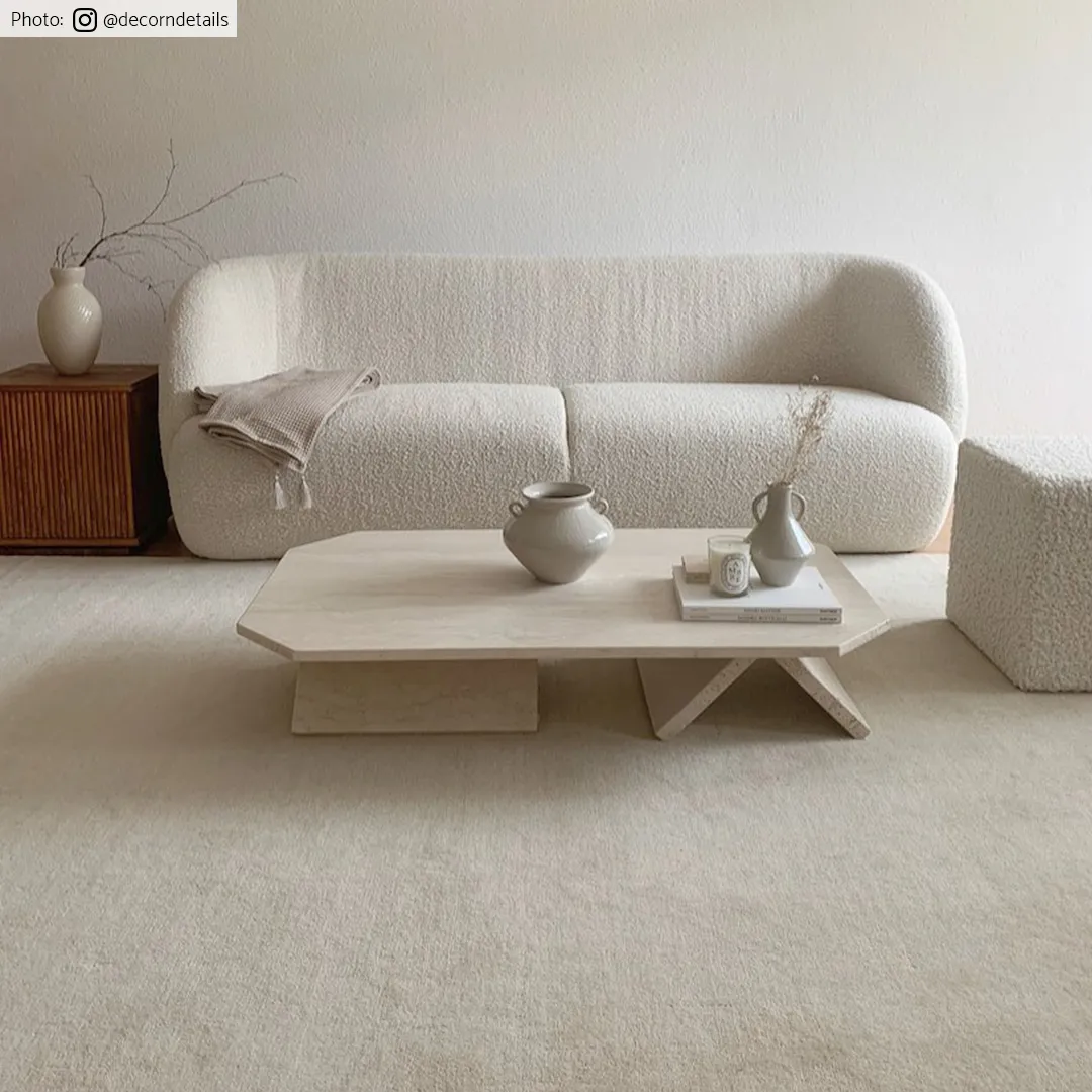 Wollen-vloerkleed - Ella (creme)