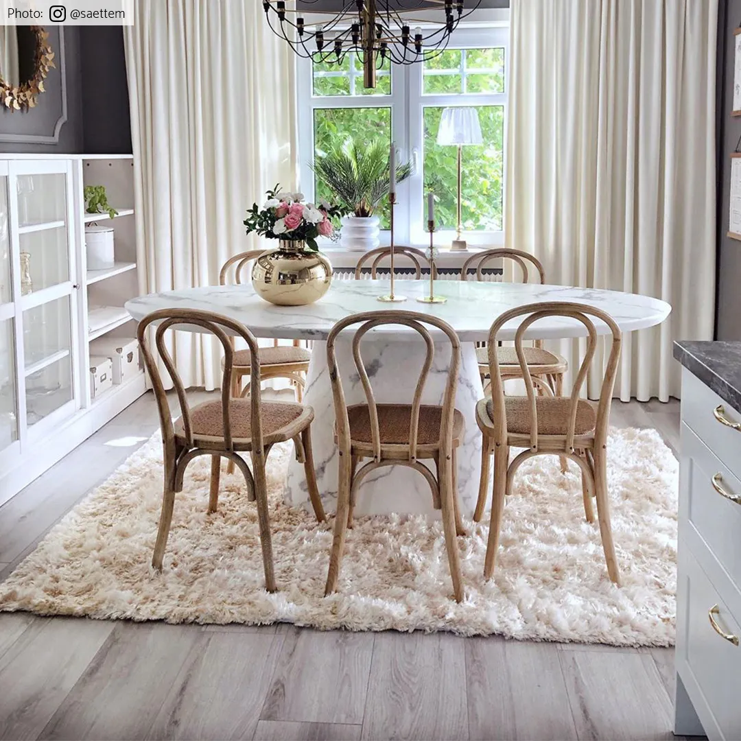 Hoogpolig vloerkleed - Janjira (offwhite)