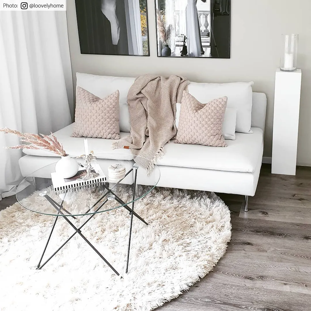 Ronde vloerkleden - Janjira (offwhite)