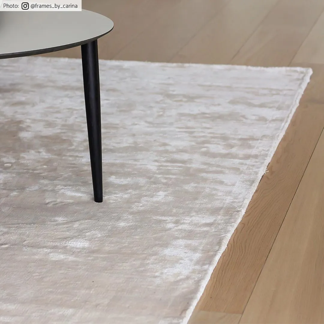 Rond vloerkleed - Jodhpur Special Luxury Edition Viscose (lichtbeige)