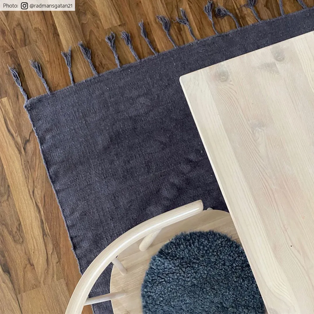 Wollen-vloerkleed - Malana (antraciet)