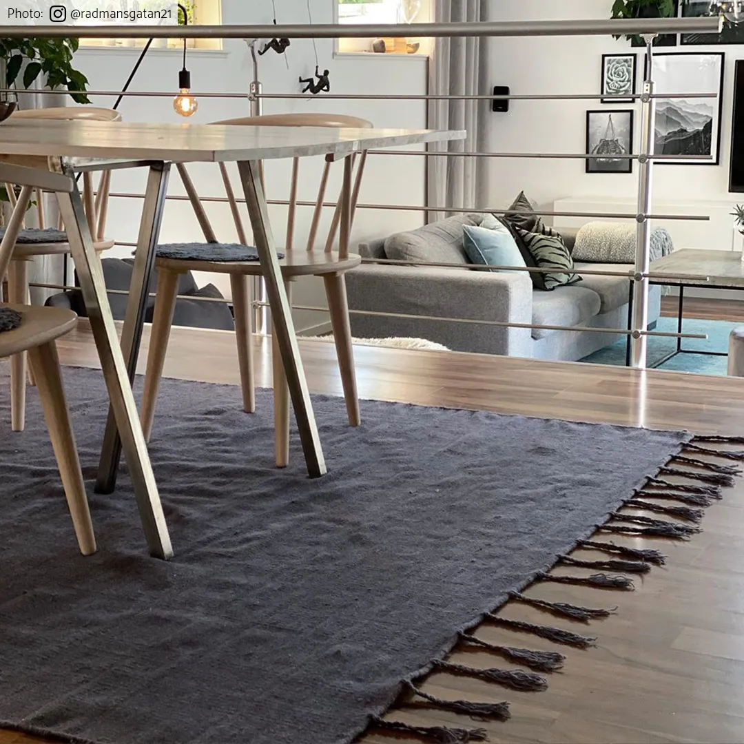 Wollen-vloerkleed - Malana (antraciet)