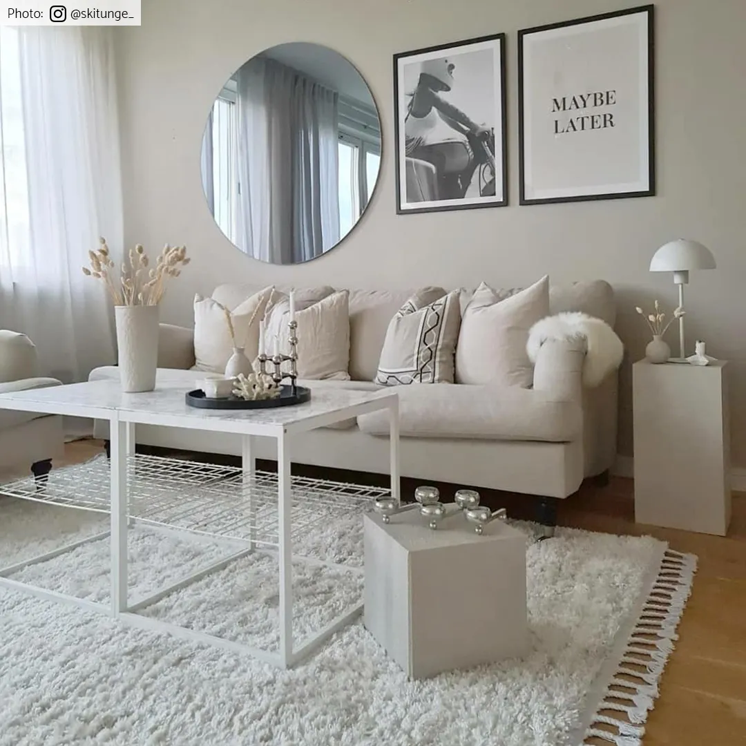 Hoogpolig vloerkleed - Orellana (beige)