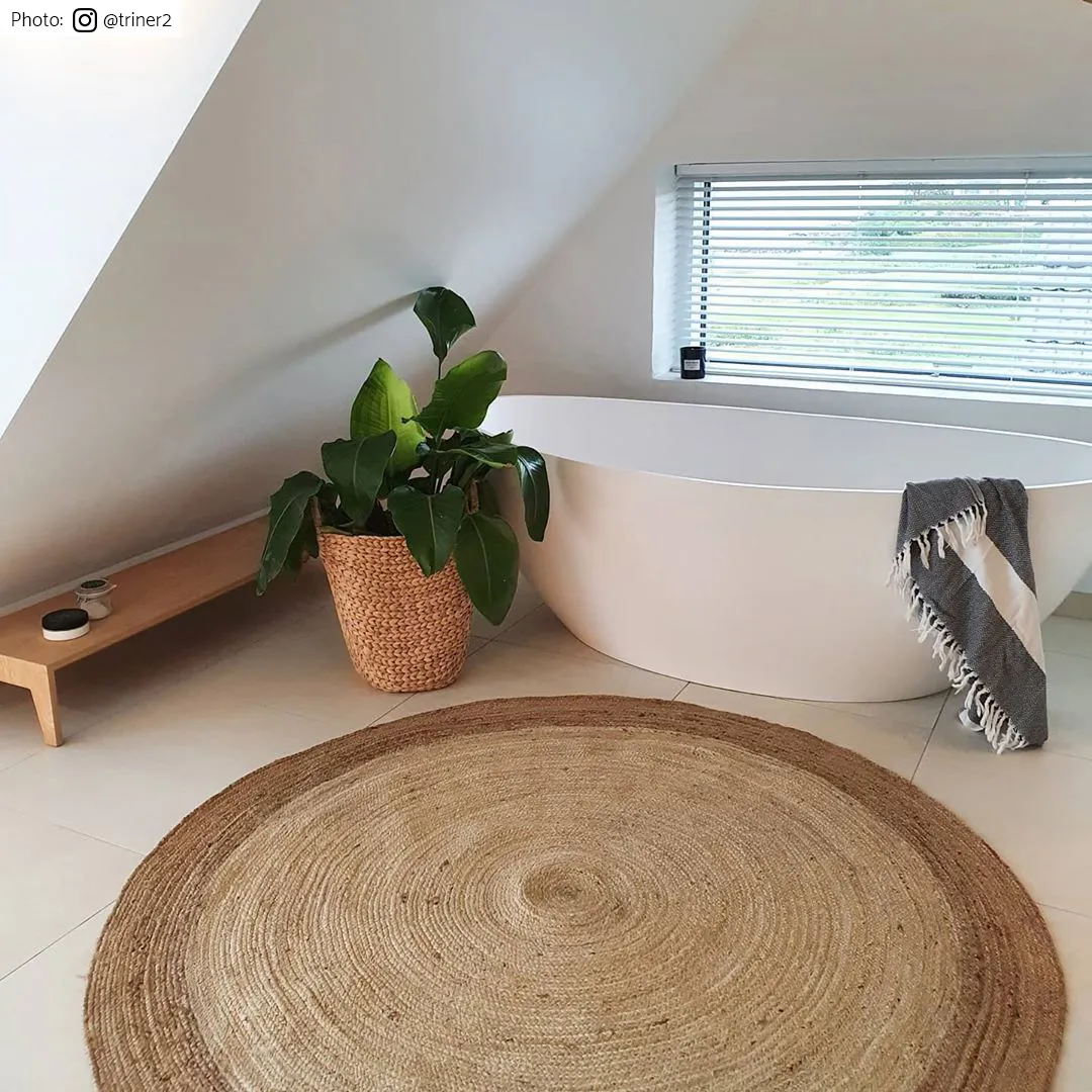 Ronde vloerkleden - Wokha (jute)