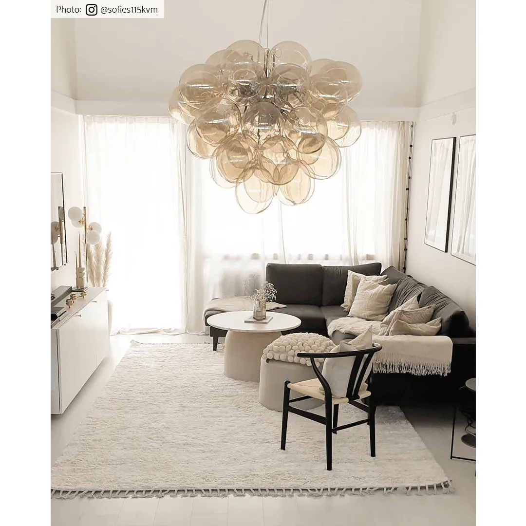 Hoogpolig vloerkleed - Orellana (beige)