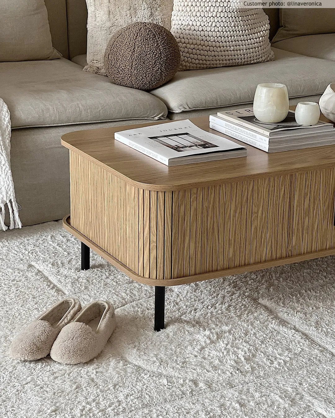 Hoogpolig vloerkleed - Cremona Natural Cotton Shaggy (offwhite)