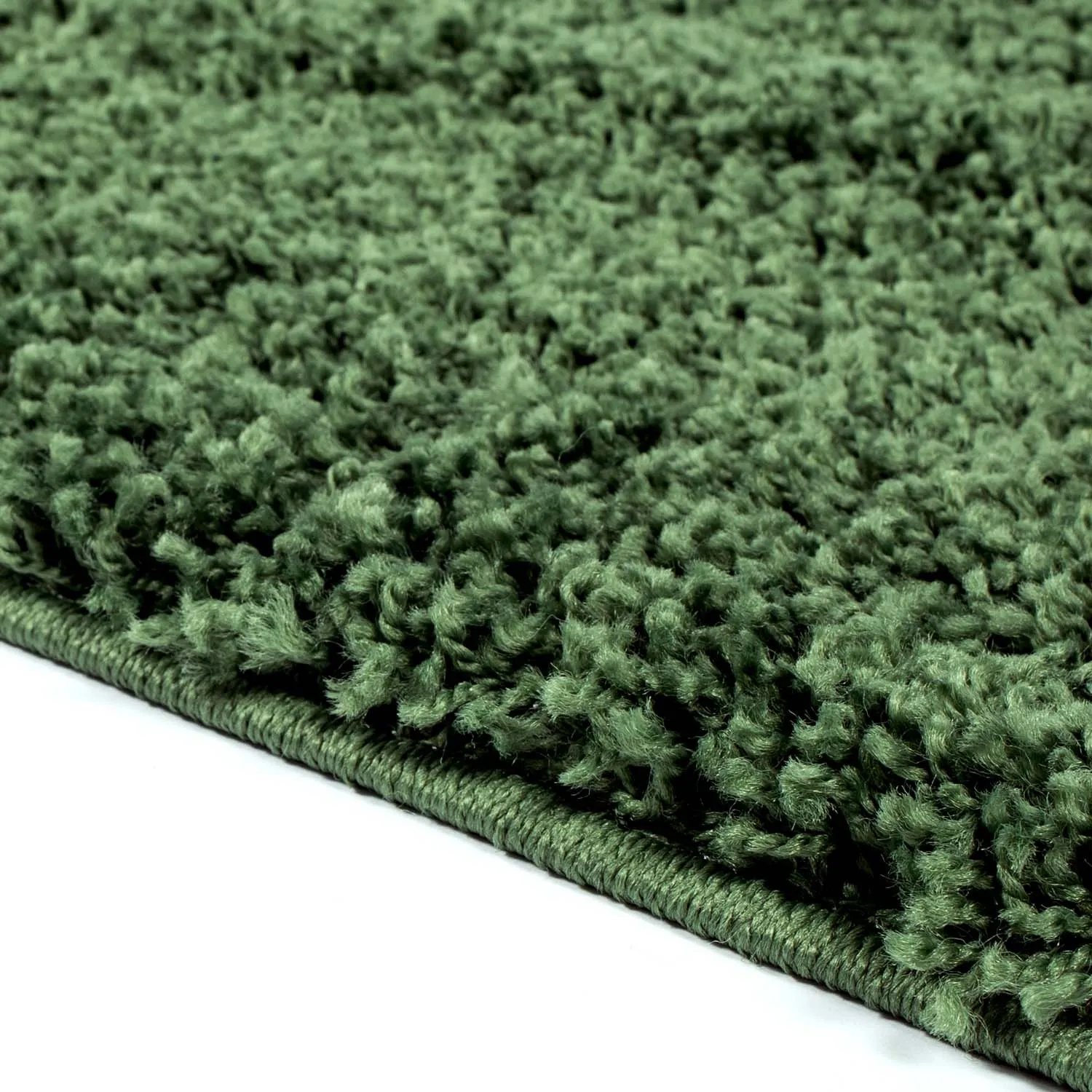 Hoogpolig vloerkleed - Trim (groen)
