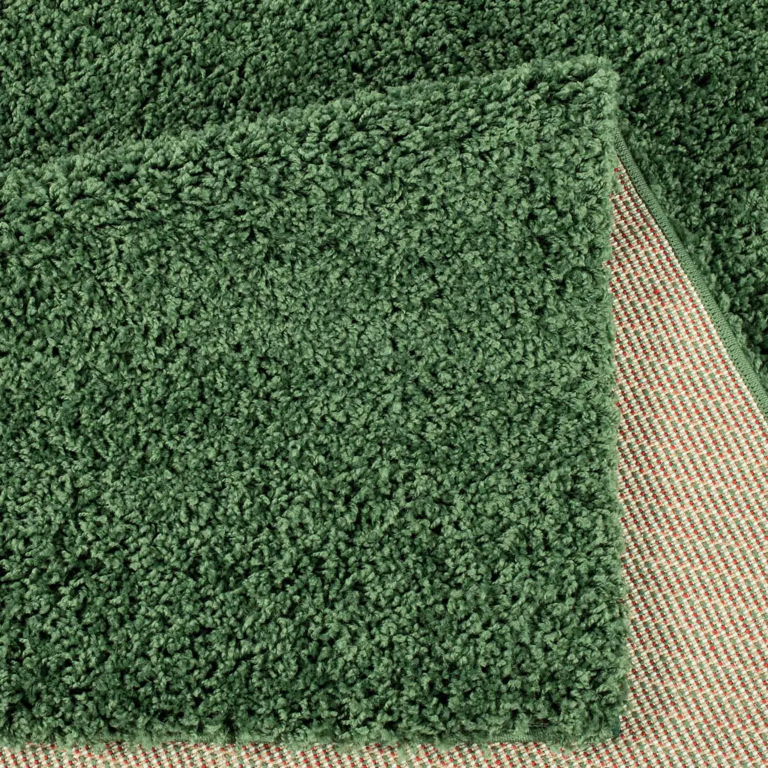 Hoogpolig vloerkleed - Trim (groen)