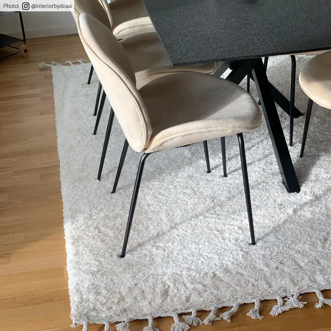 Hoogpolig vloerkleed - Cudillero (beige)