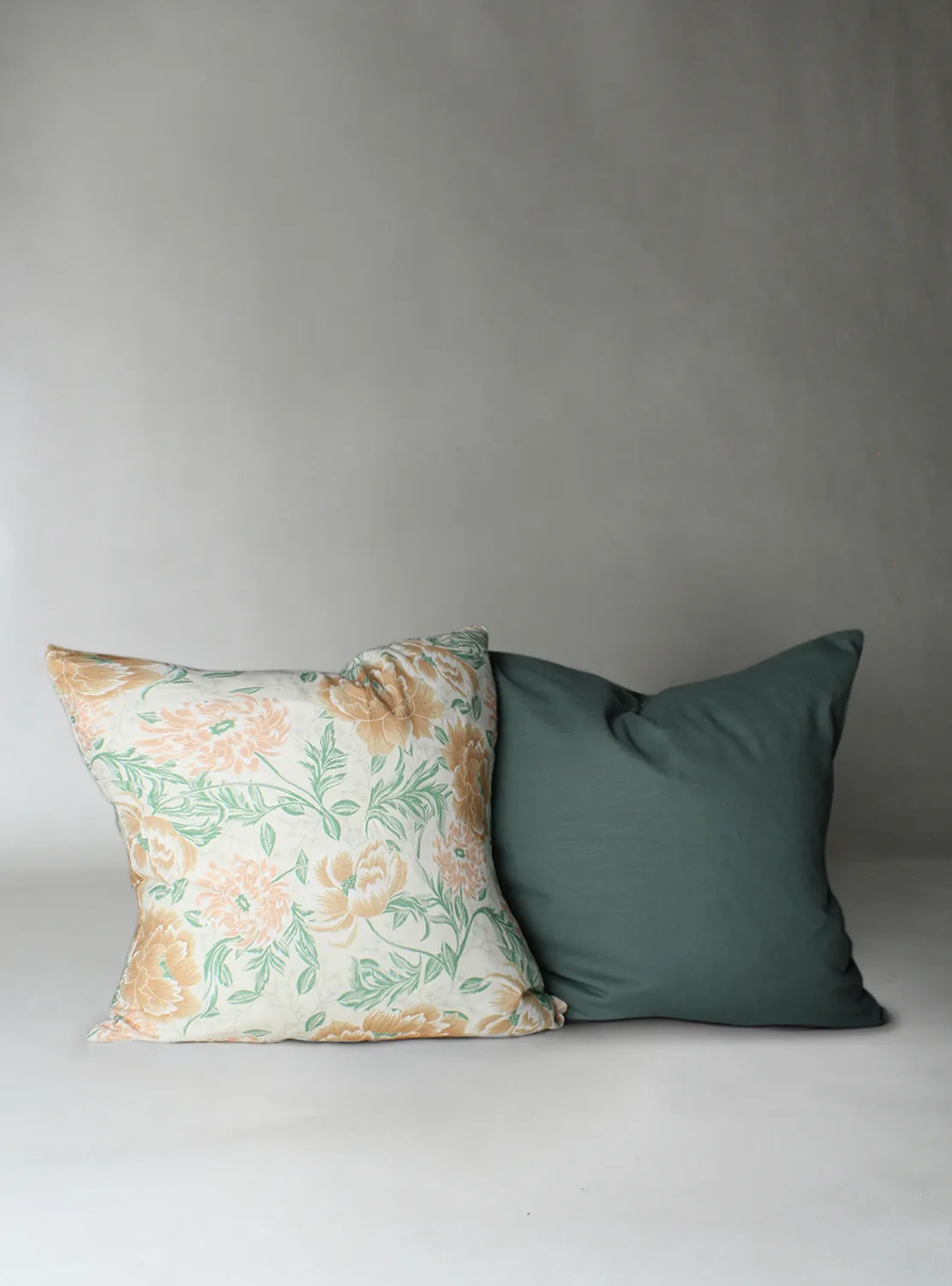 Kussensloop x 2 - Almira (geel)