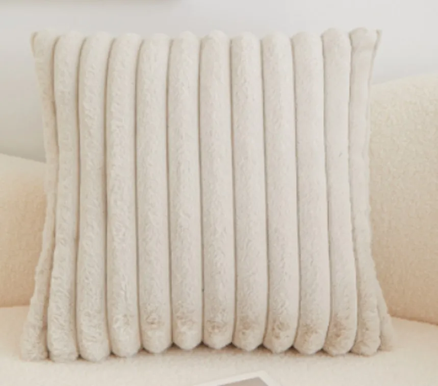 Kussensloop - Soft stripes (off-wit)