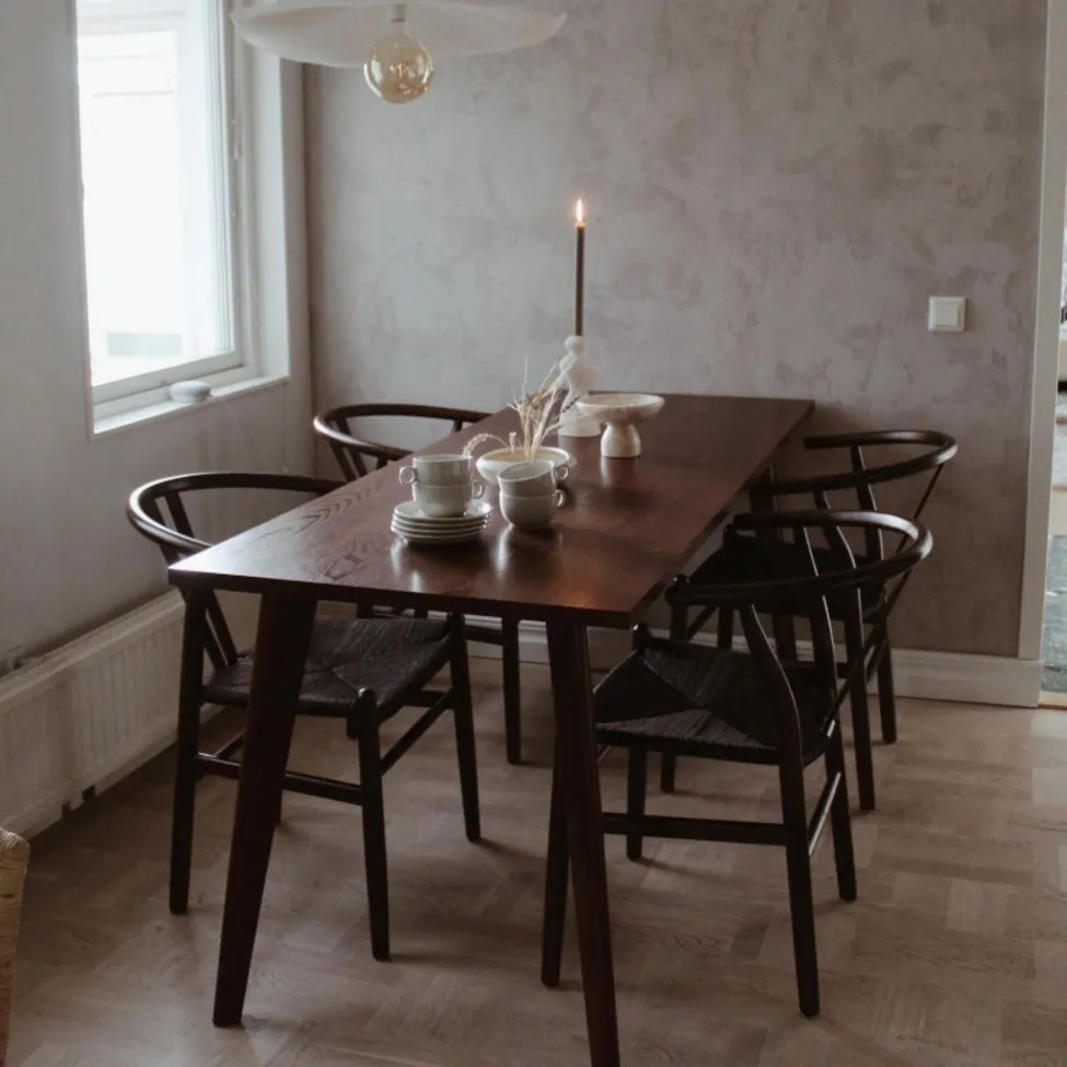 Eettafel - Nordisk - 180 x 70 cm (okkernoot)
