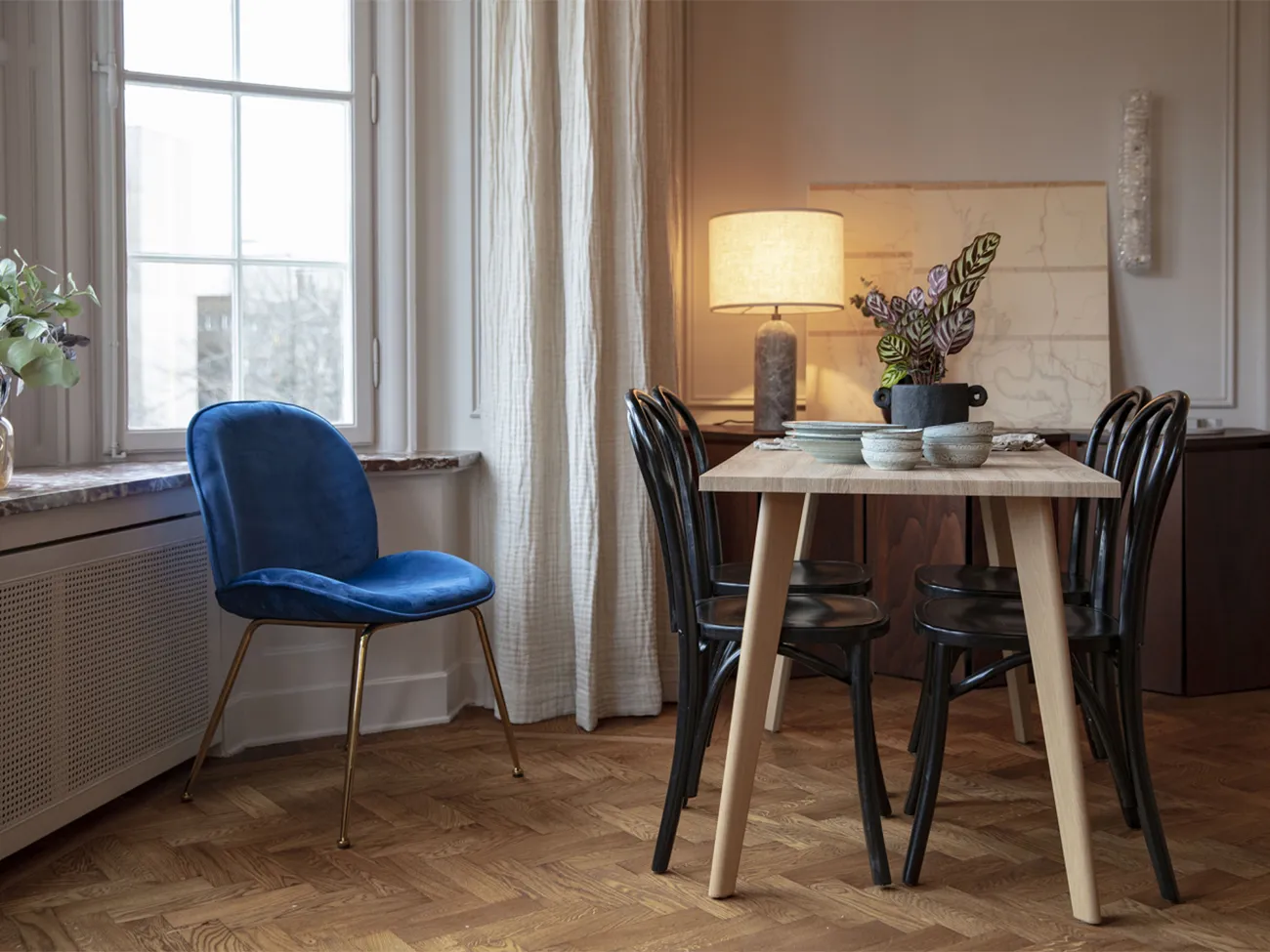 Eettafel - Nordisk - 120 x 70 cm (eik)