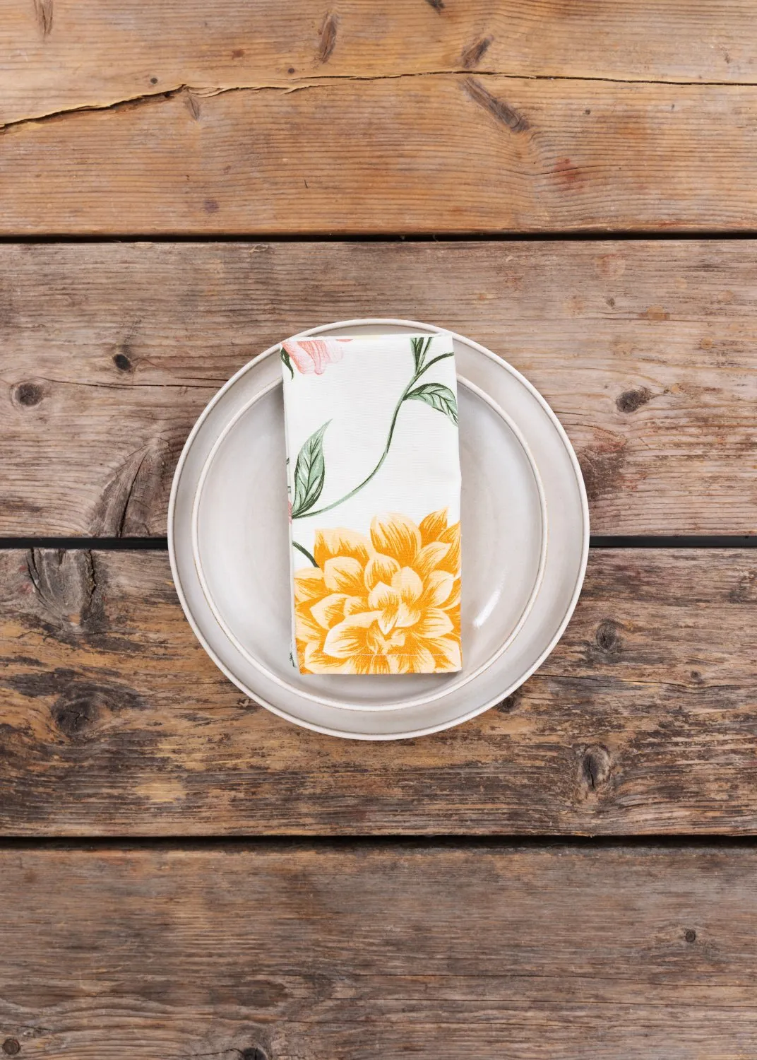 Servetten 4-pack - Dahlia (oranje)