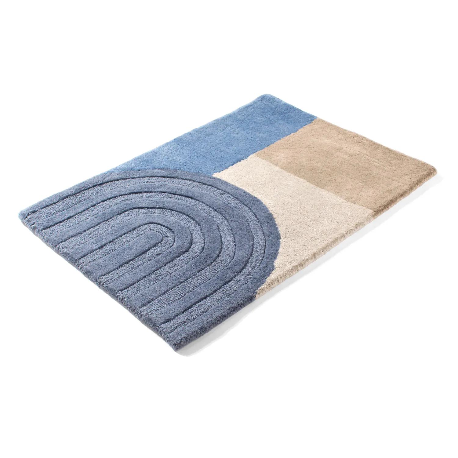 Deurmat - Anila (blauw/multi)