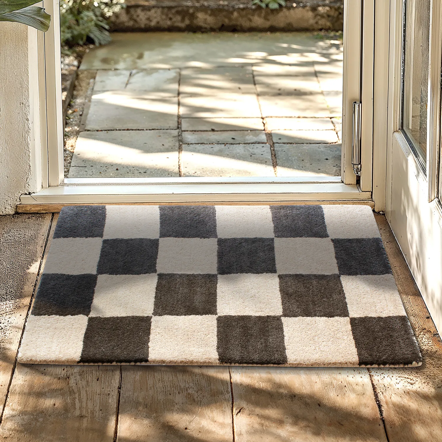 Deurmat - Lovre (grijs/beige)