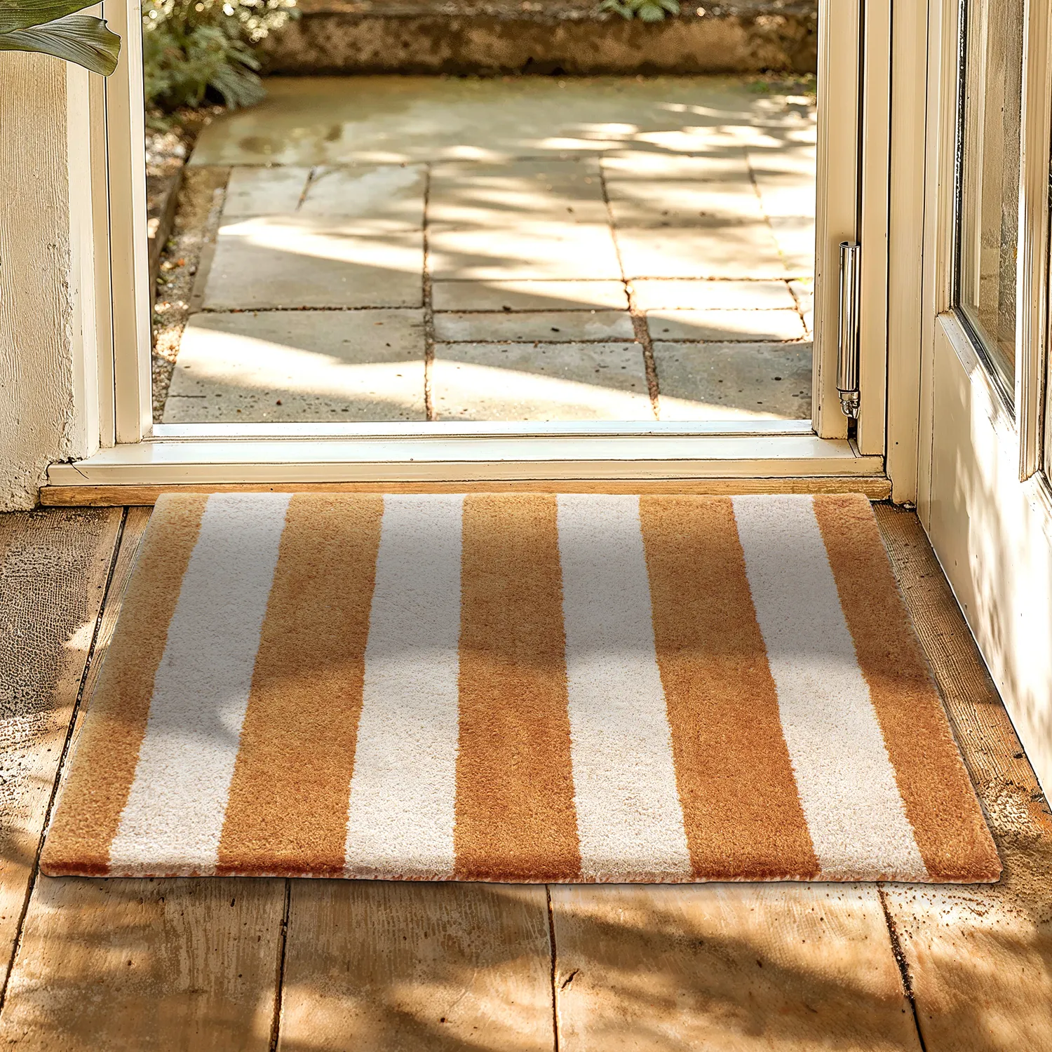 Deurmat - Maida (oranje/beige)