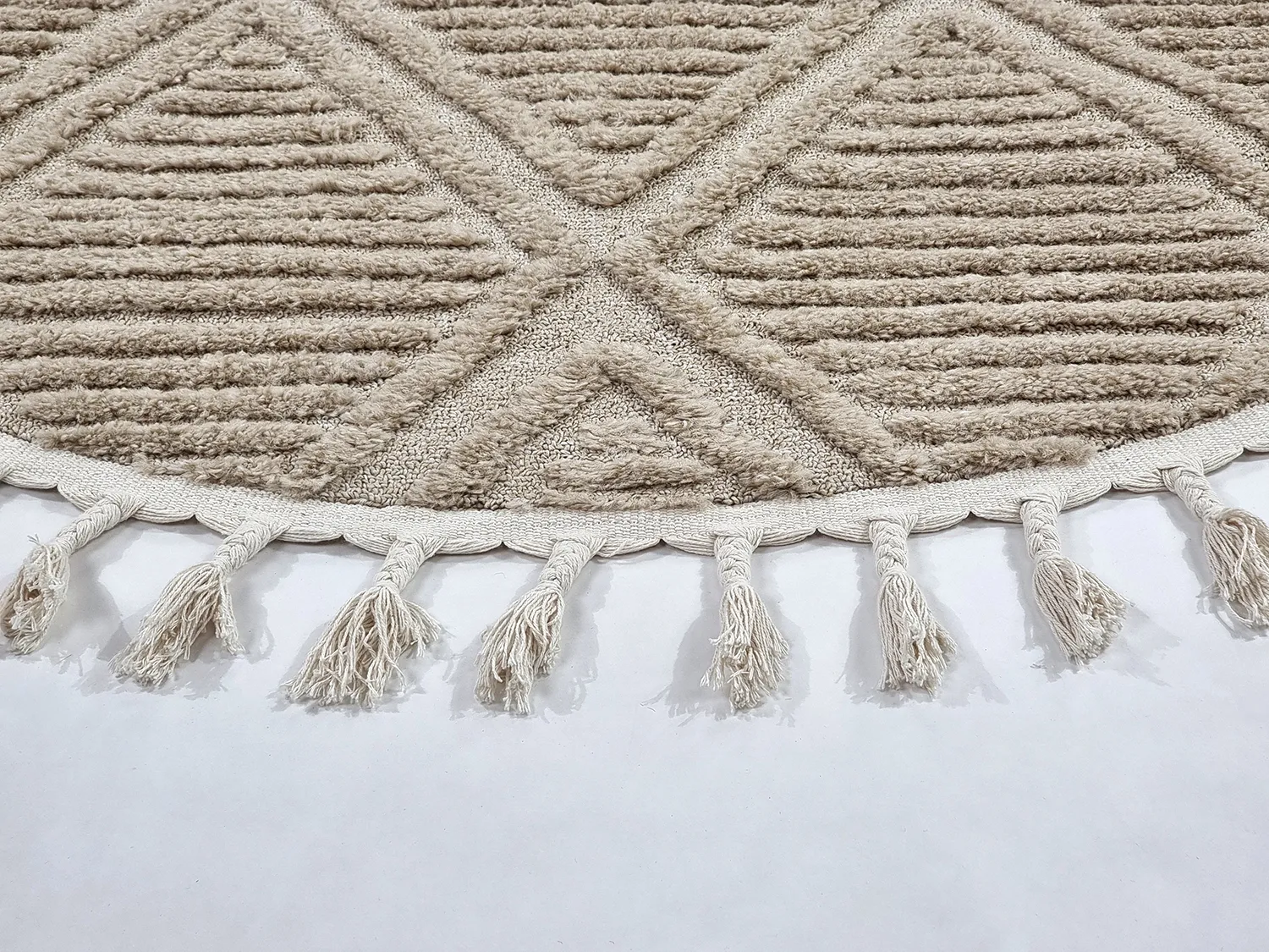 Ronde vloerkleden - Dover (beige)