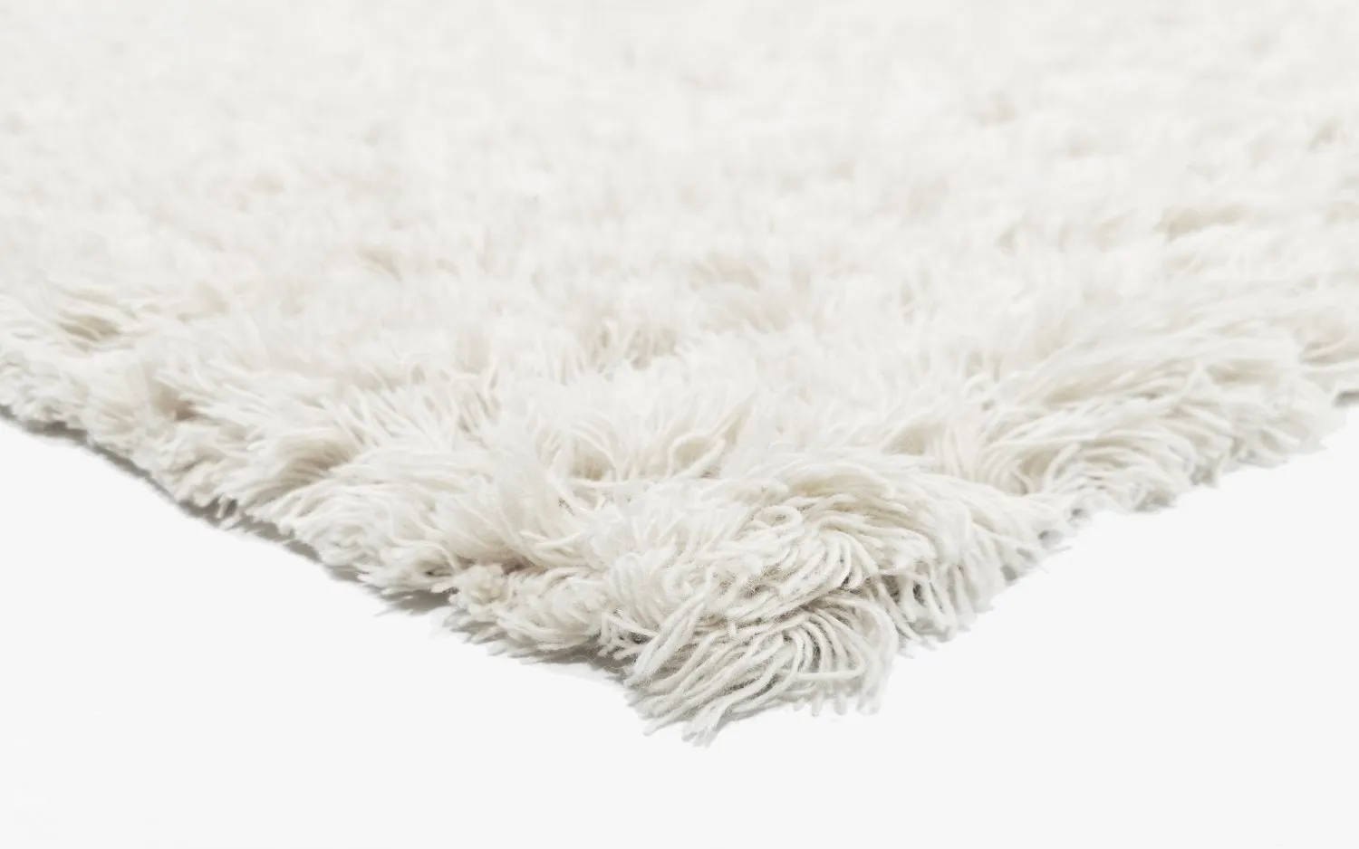 Wollen-vloerkleed - Aliste Wool Shaggy (snow white)