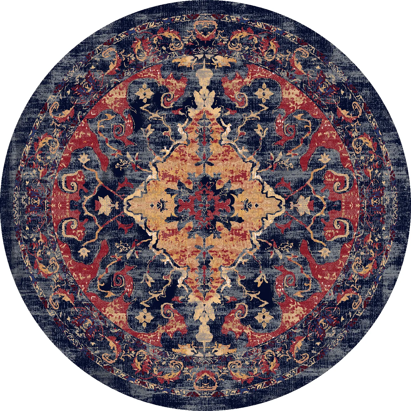 Rond vloerkleed - Tabarka (multi)