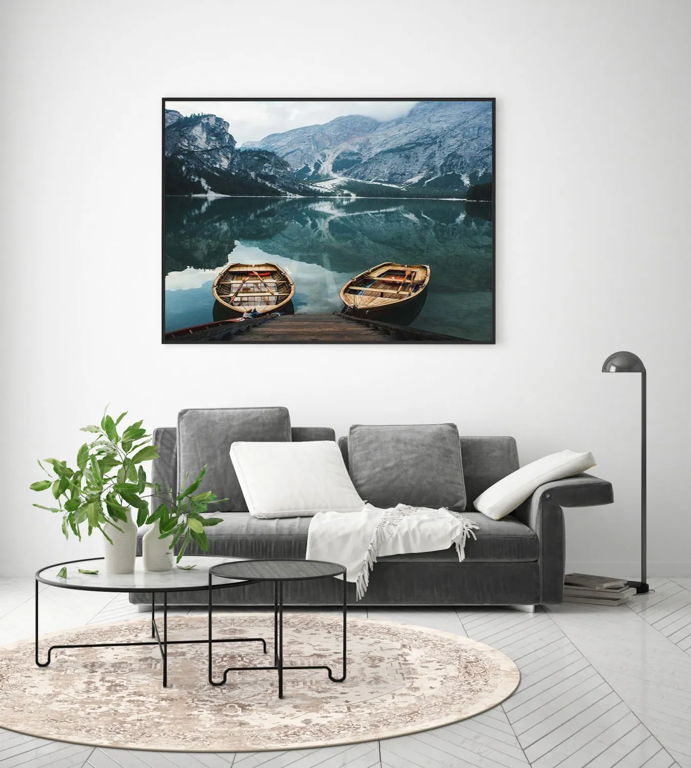 Rond vloerkleed - Mateur (beige)