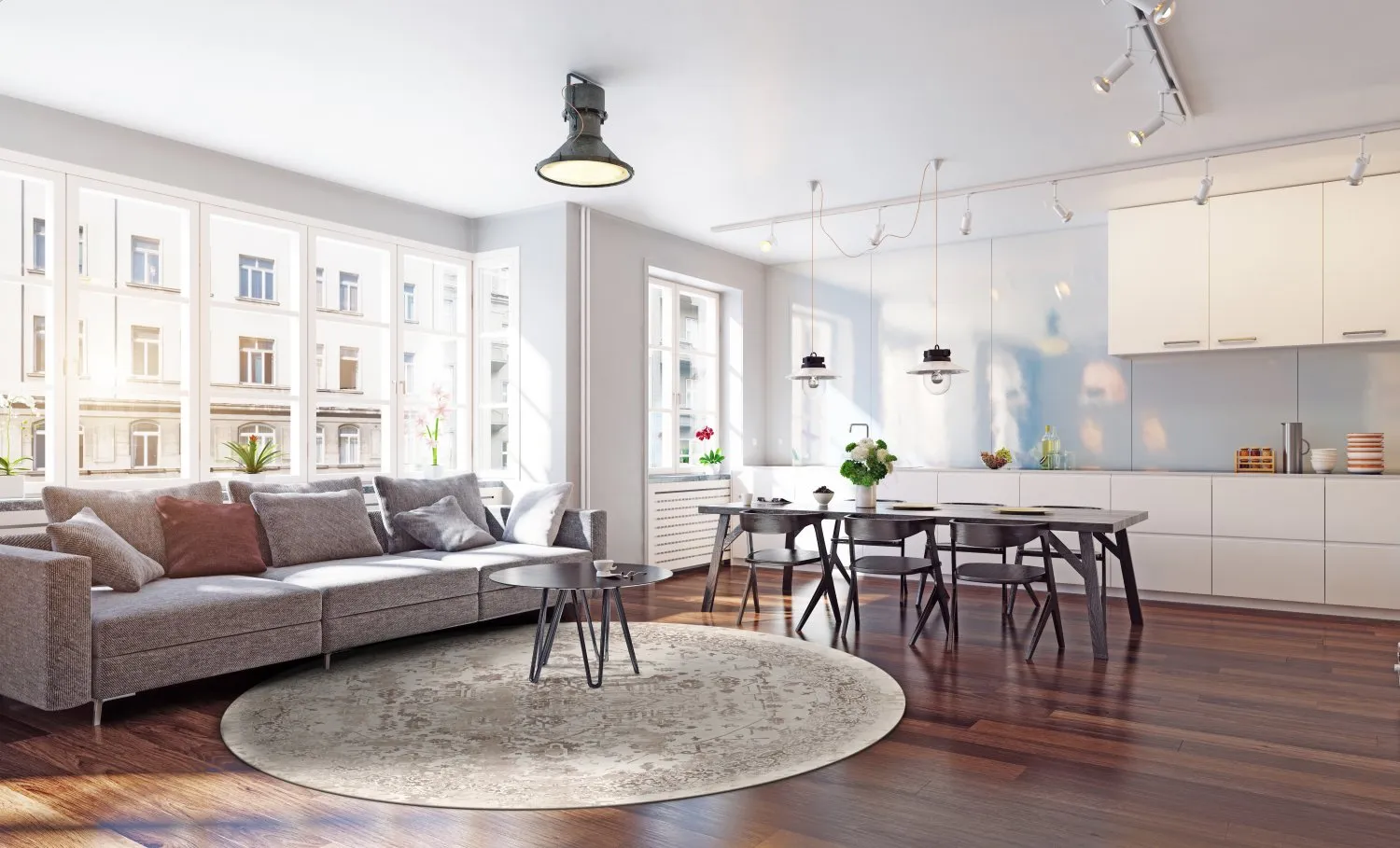 Rond vloerkleed - Mateur (beige)