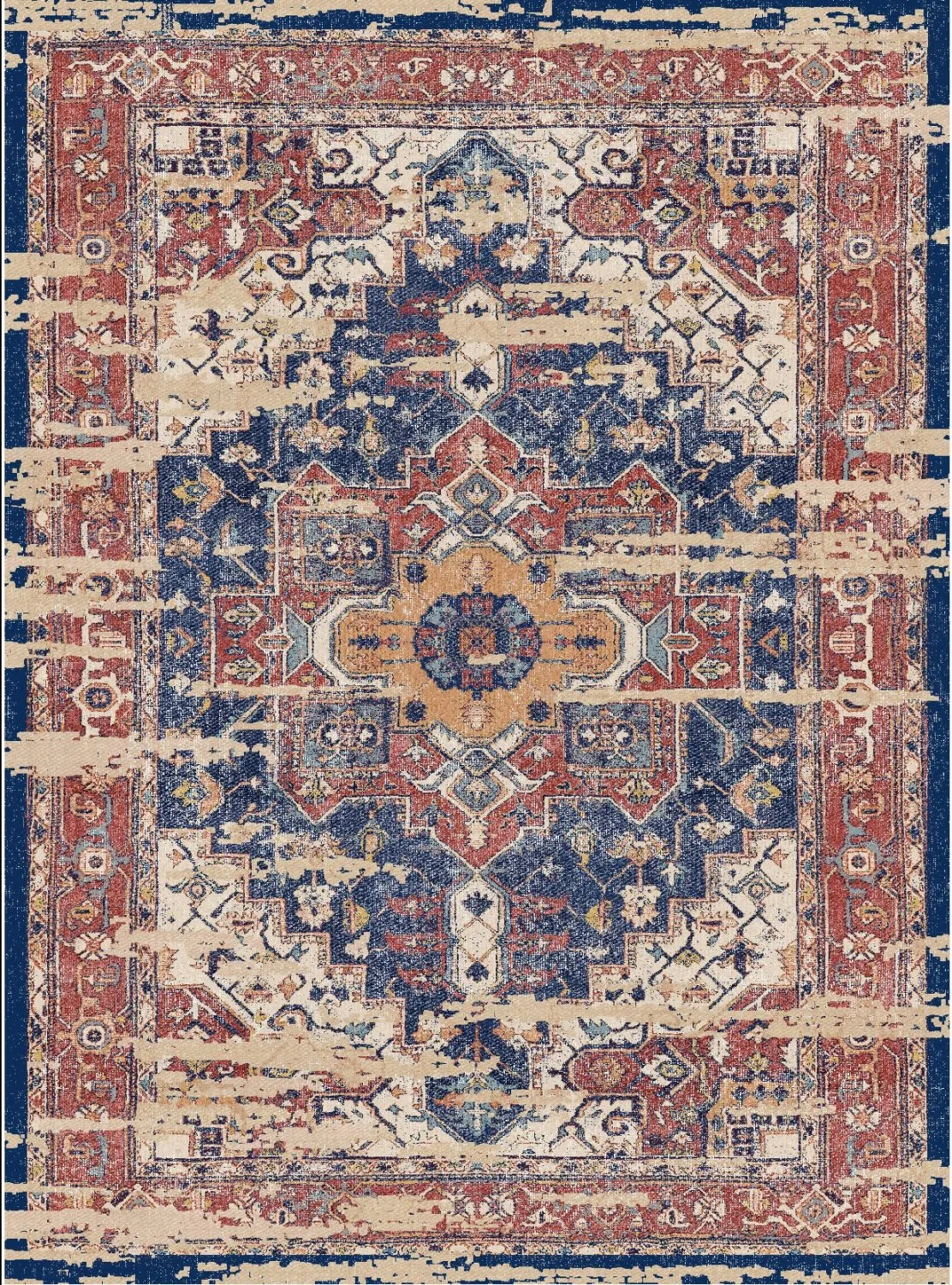 Wilton - Darnah (rood/multi)