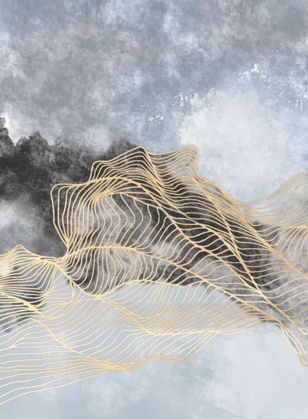 Wilton - Ekual (blauw/grijs/goud)