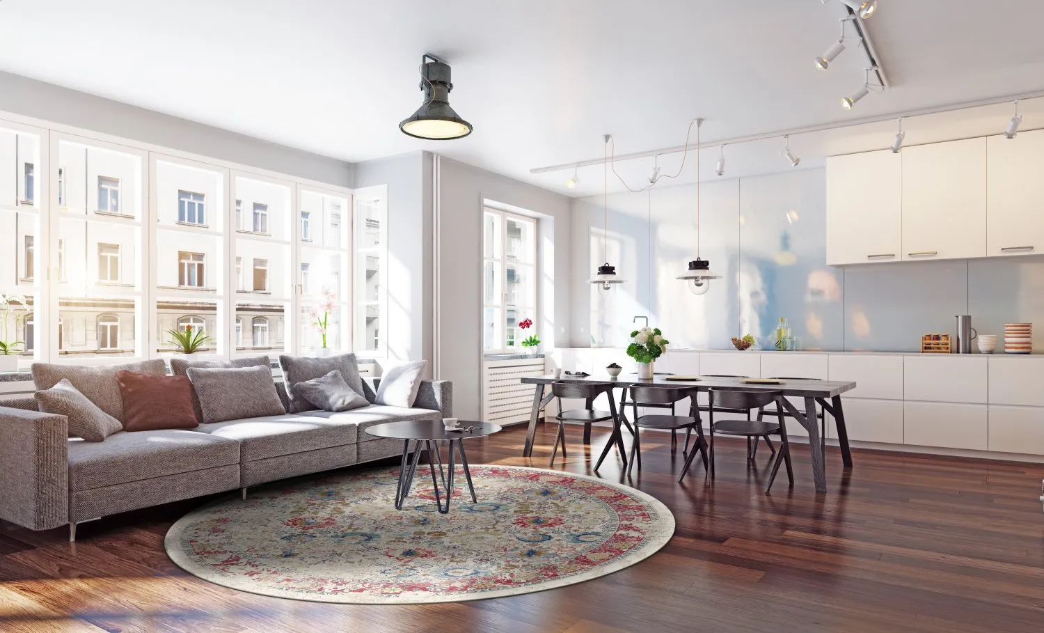 Rond vloerkleed - Toujane (multi)