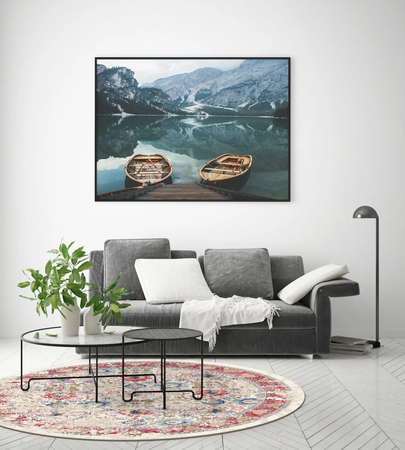 Rond vloerkleed - Toujane (multi)