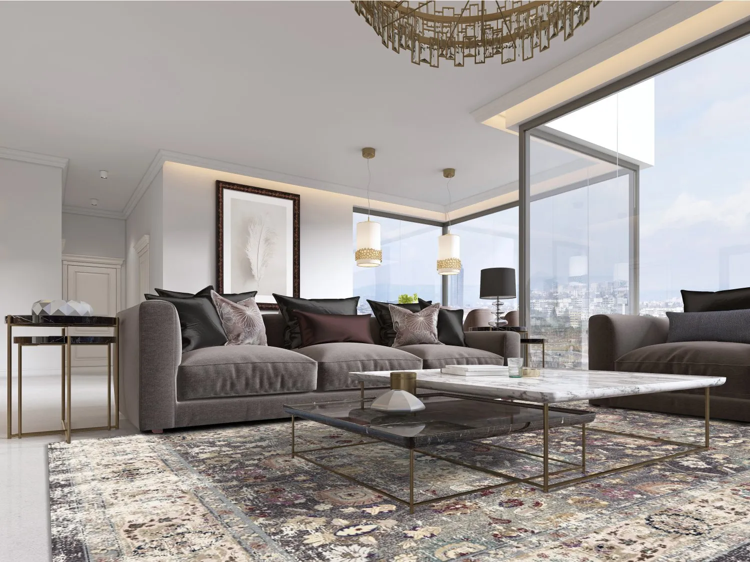 Wilton - Bouhjar (grijs/multi)