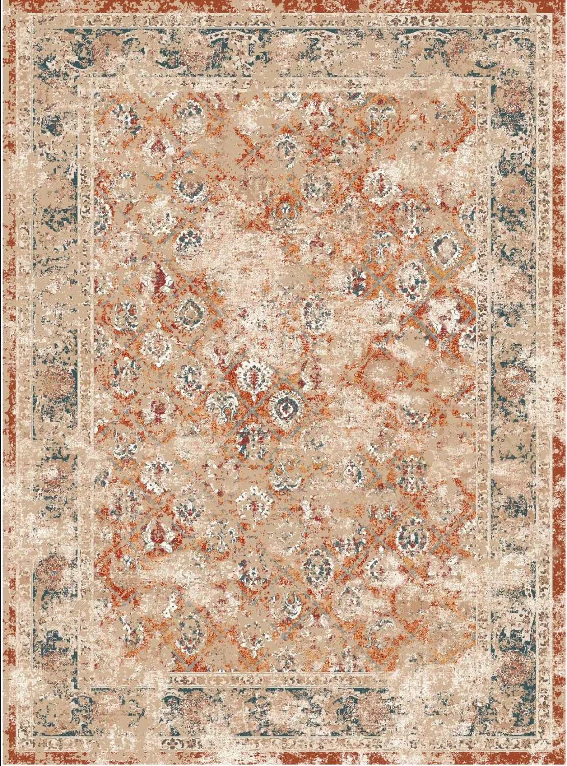 Wilton - Douz (rood/multi)