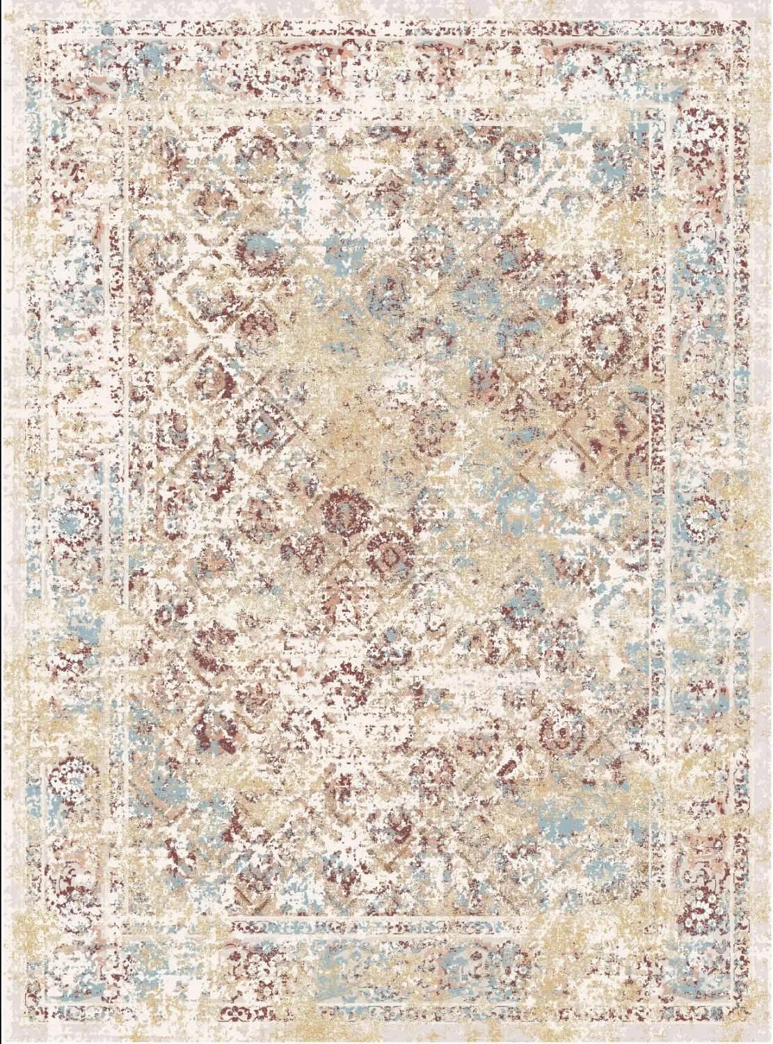 Wilton - Douz (blauw/multi)