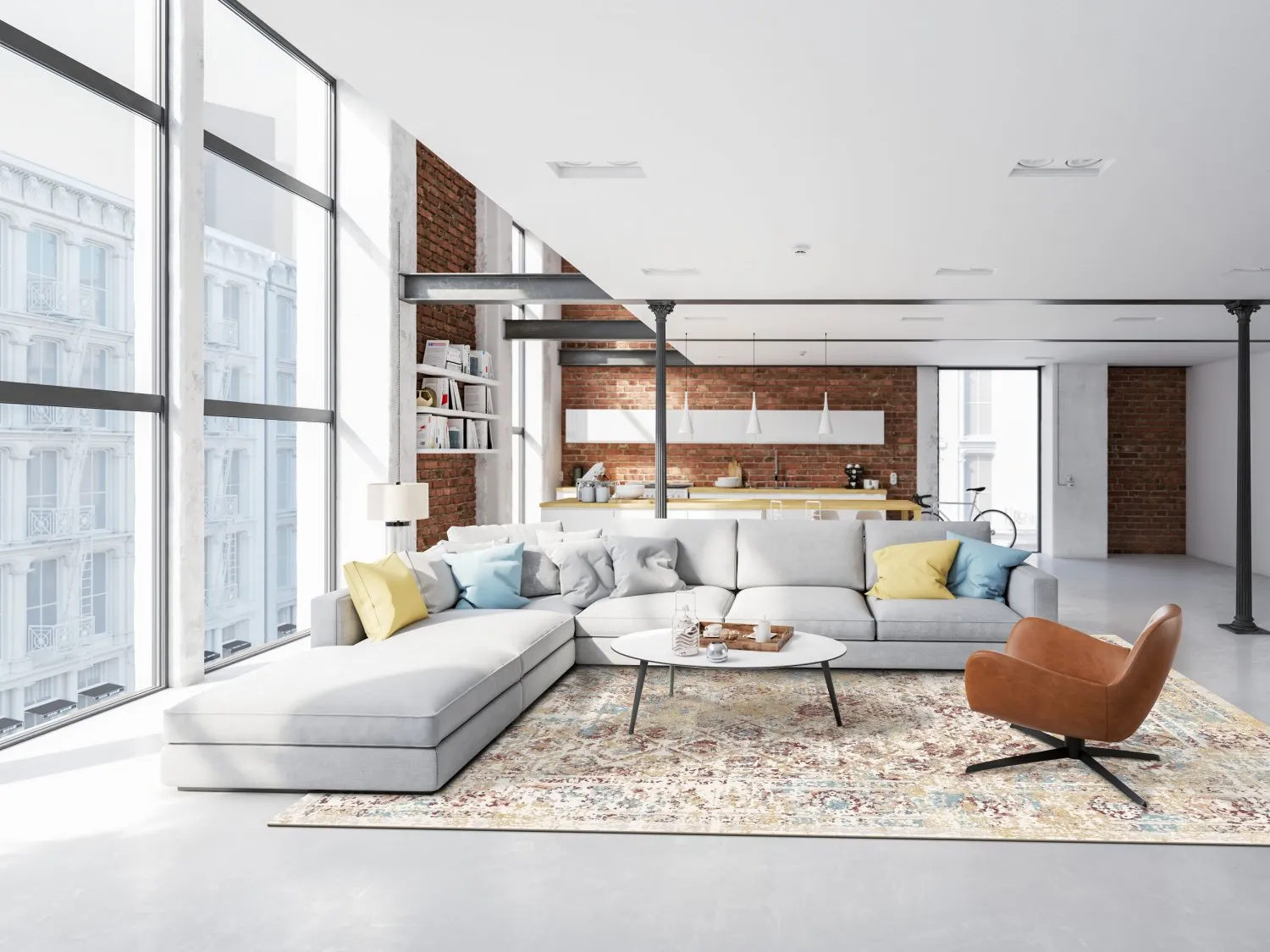 Wilton - Douz (blauw/multi)