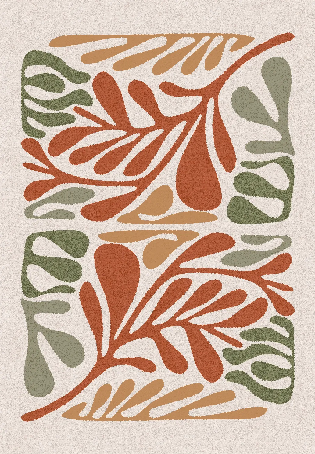 Wilton - Fern (beige/multi)
