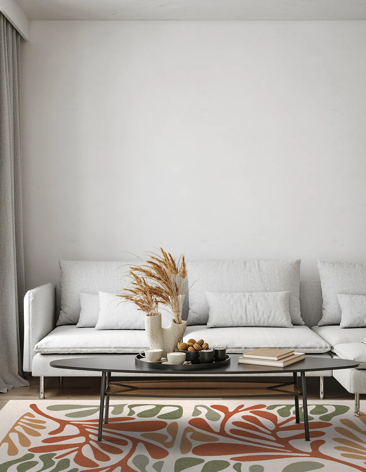 Wilton - Fern (beige/multi)