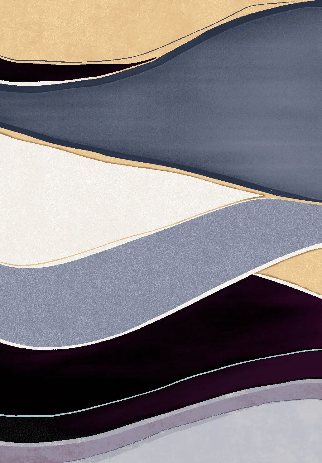 Wilton - Gaia (blauw/multi)