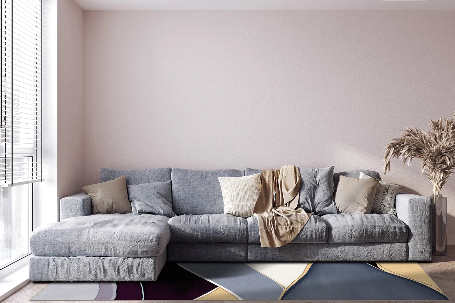 Wilton - Gaia (blauw/multi)