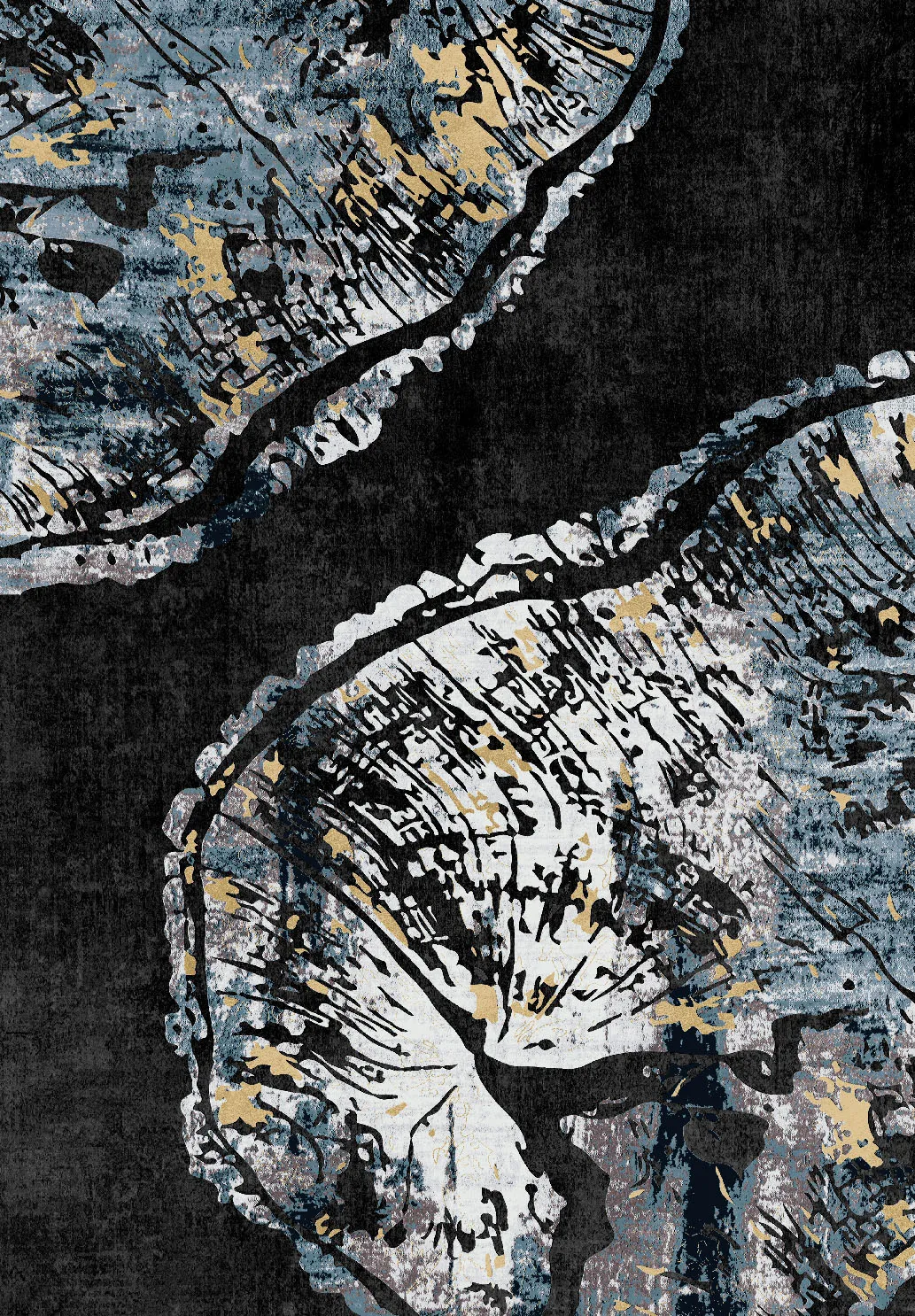 Wilton - Tamsim (zwart/multi)