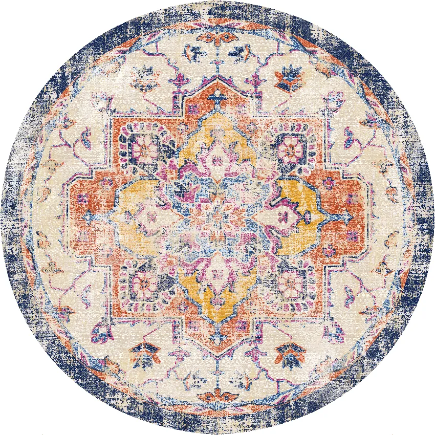 Rond vloerkleed - Lamta (multi)