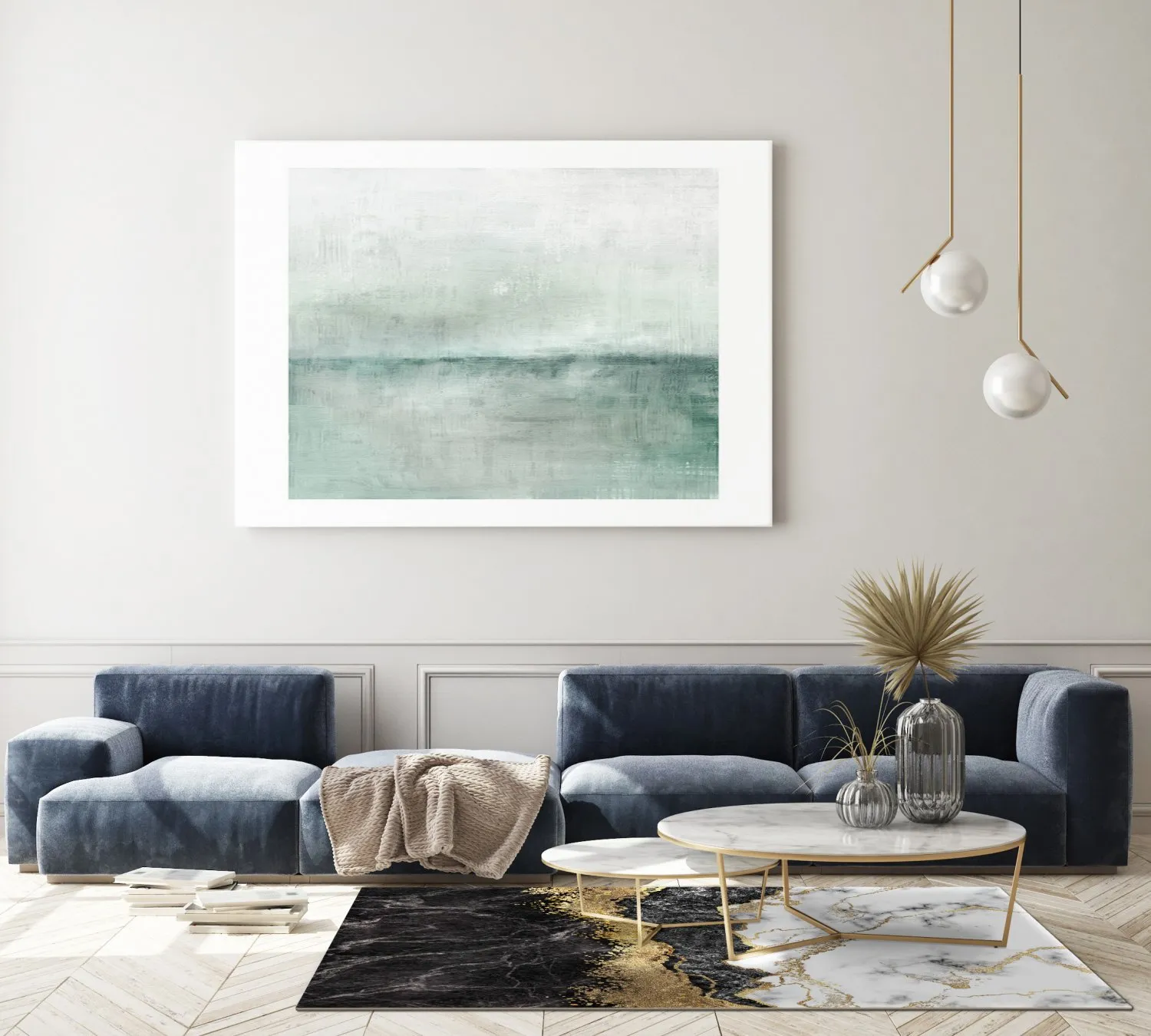 Wilton - Padova (zwart/wit/goud)