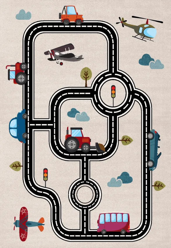 Kindervloerkleed - Playmat (multi)