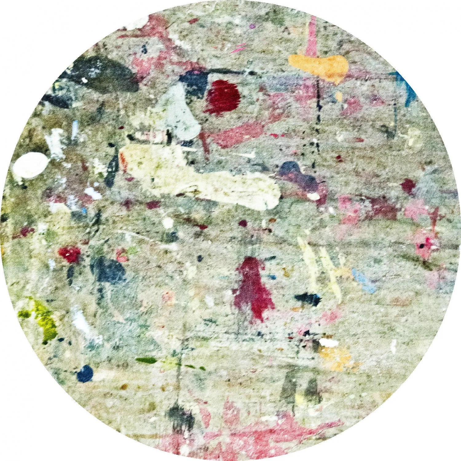 Rond vloerkleed - Satriano (grijs/multi)