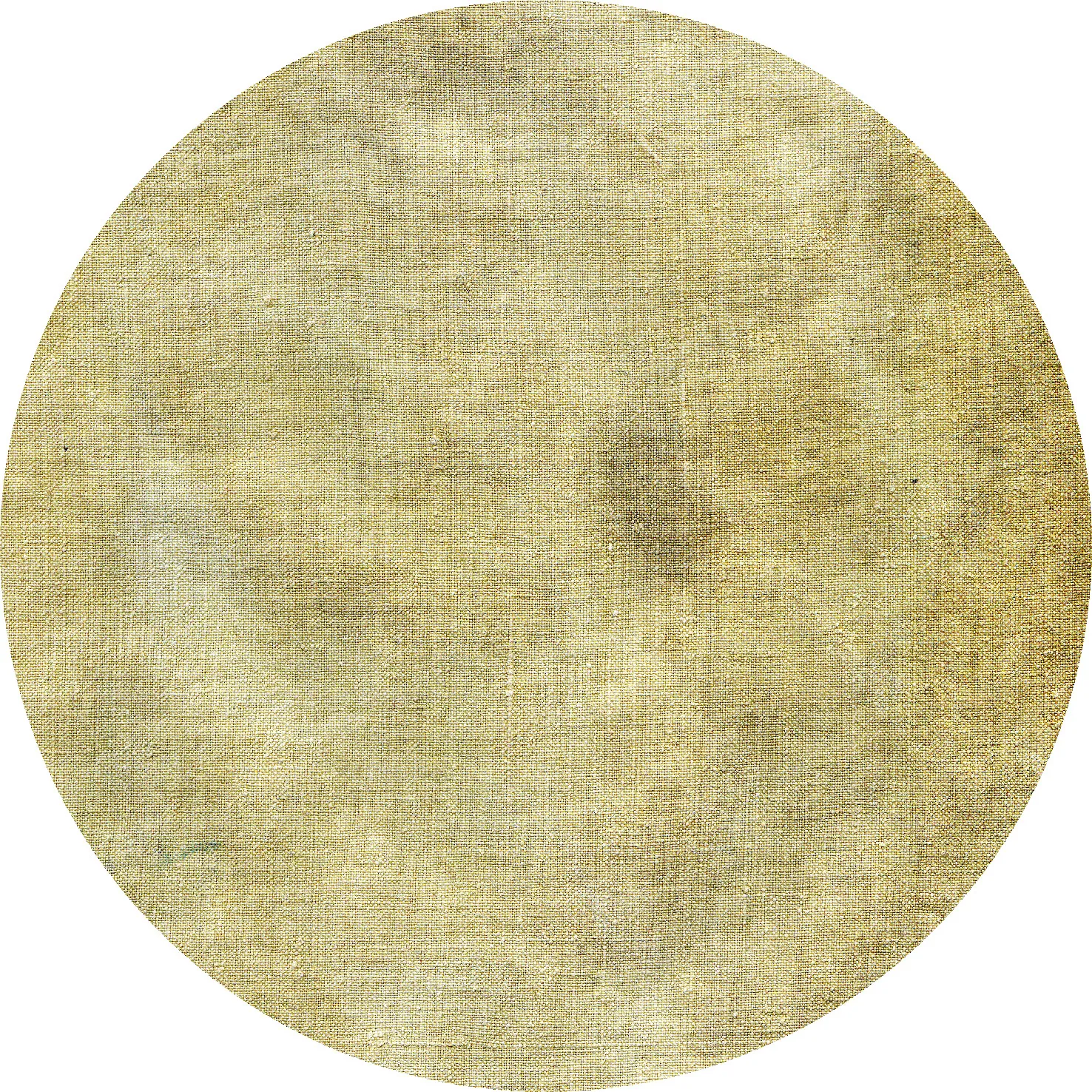 Rond vloerkleed - Chodos (goud)