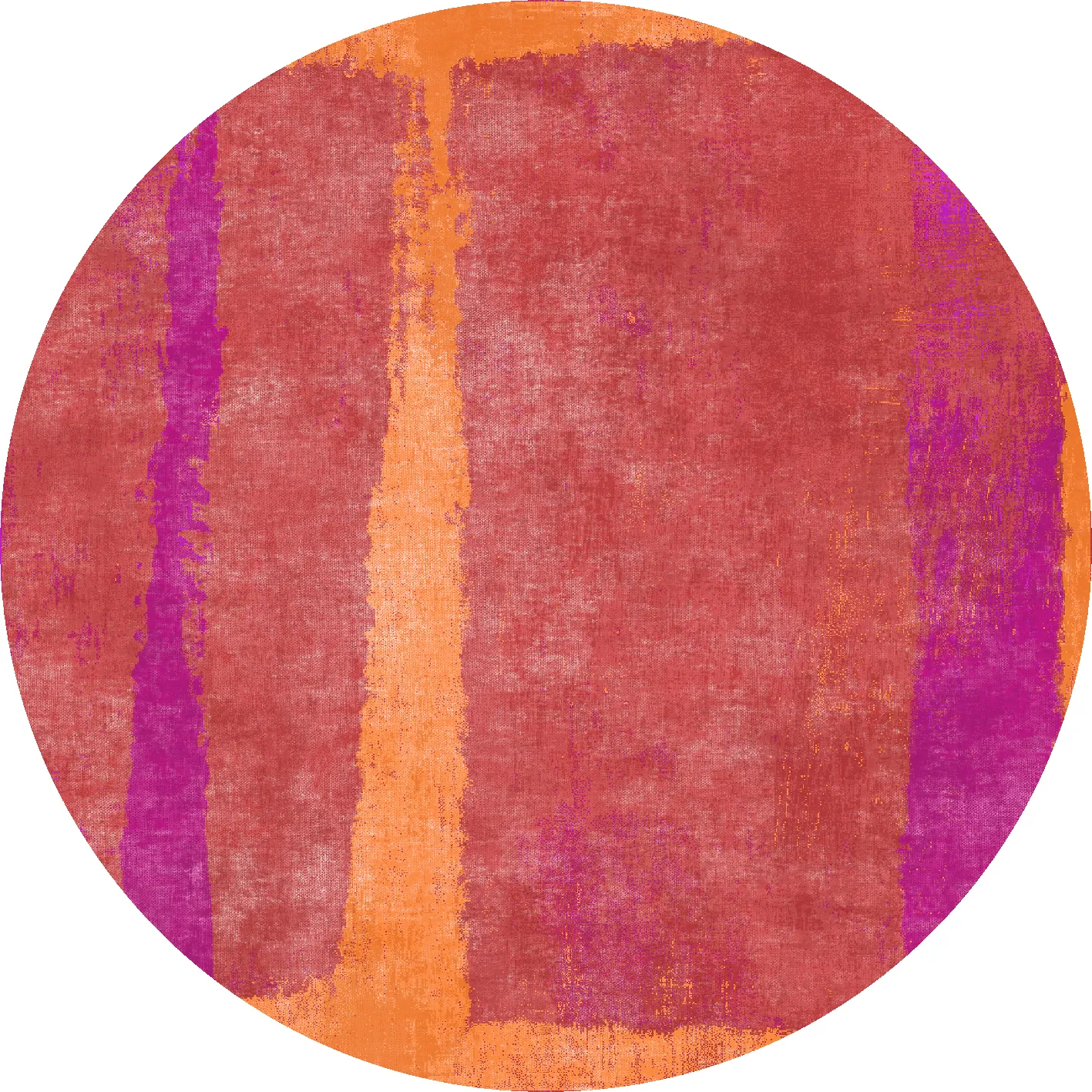 Rond vloerkleed - Asti (rood)