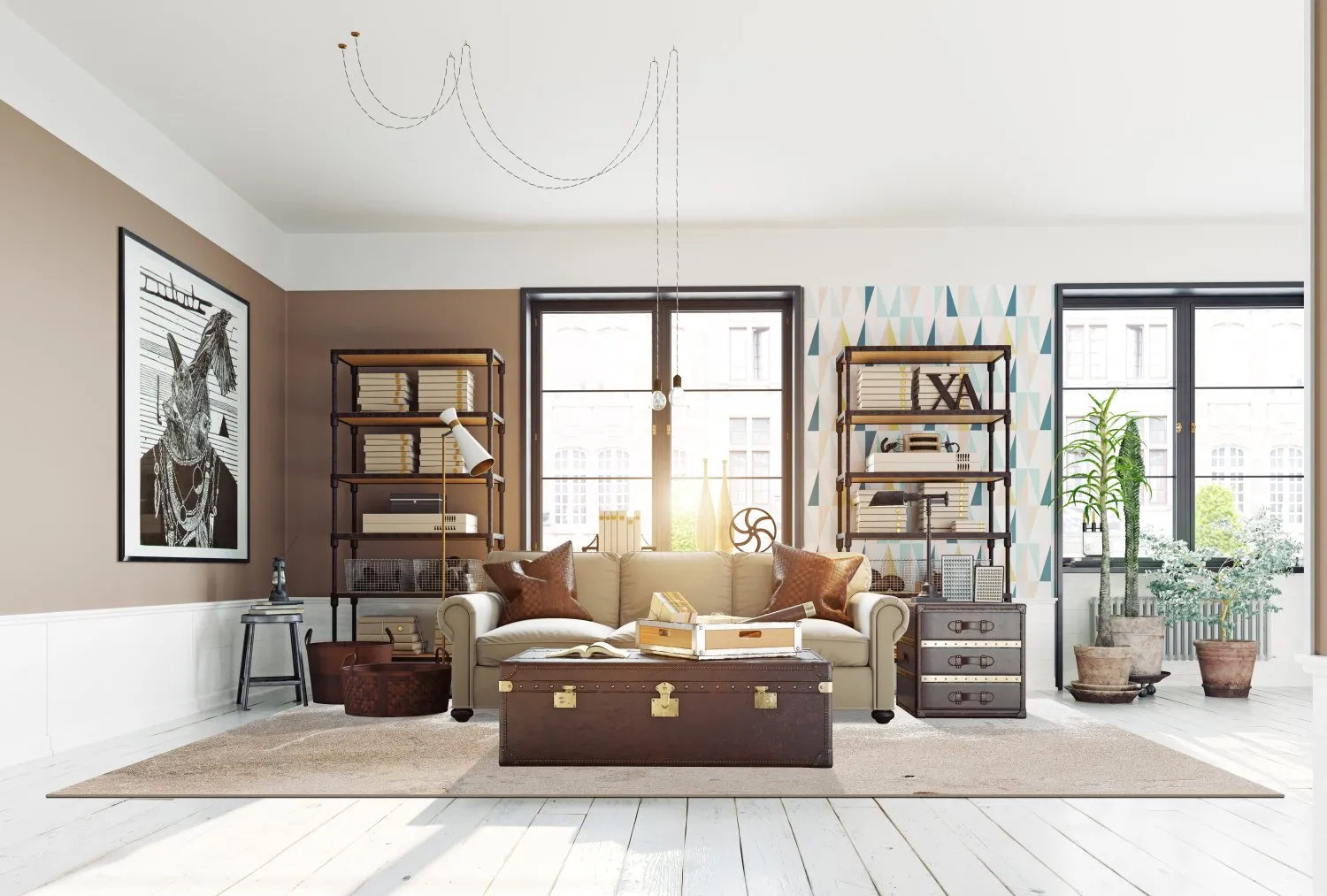 Wilton - Bornos (grijs/beige)